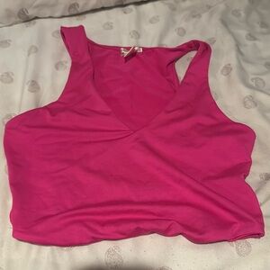 Pink Crop Top